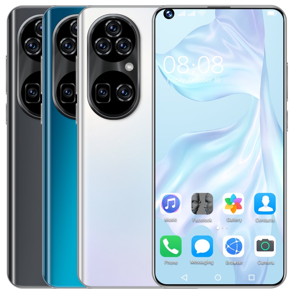 Best popular P50pro+ 16GB+512GB Android 7.3 inch GPS unlocked phone